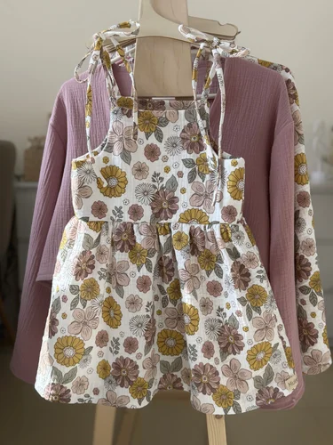 Mušelínové Miulee šaty -kvety