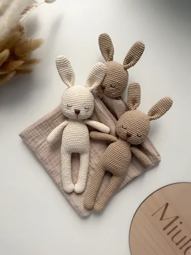 Háčkovaný Zajačik Spinkáčik/Mojkáčik