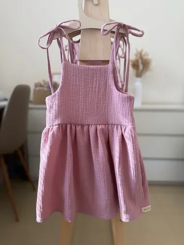 Mušelínové Šaty - Malá Víla (Staroružová)