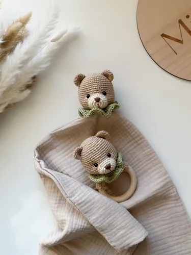 Set medvedík -zelená