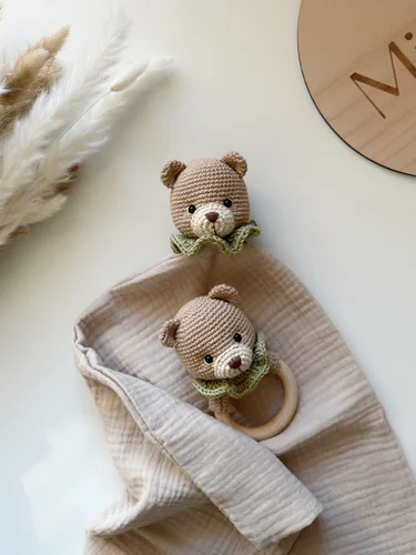 Set medvedík -zelená